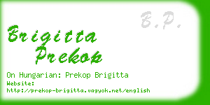 brigitta prekop business card